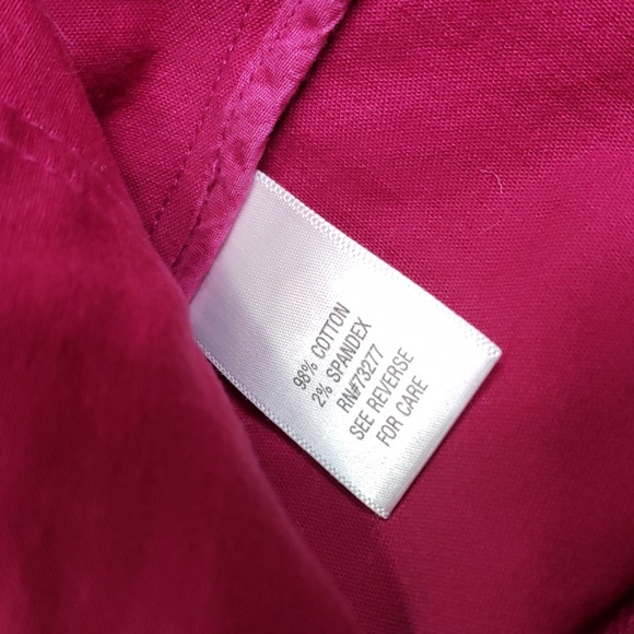 Sonoma life + style petite orchid hot pink boho blazer jacket size small petite - Picture 4 of 5